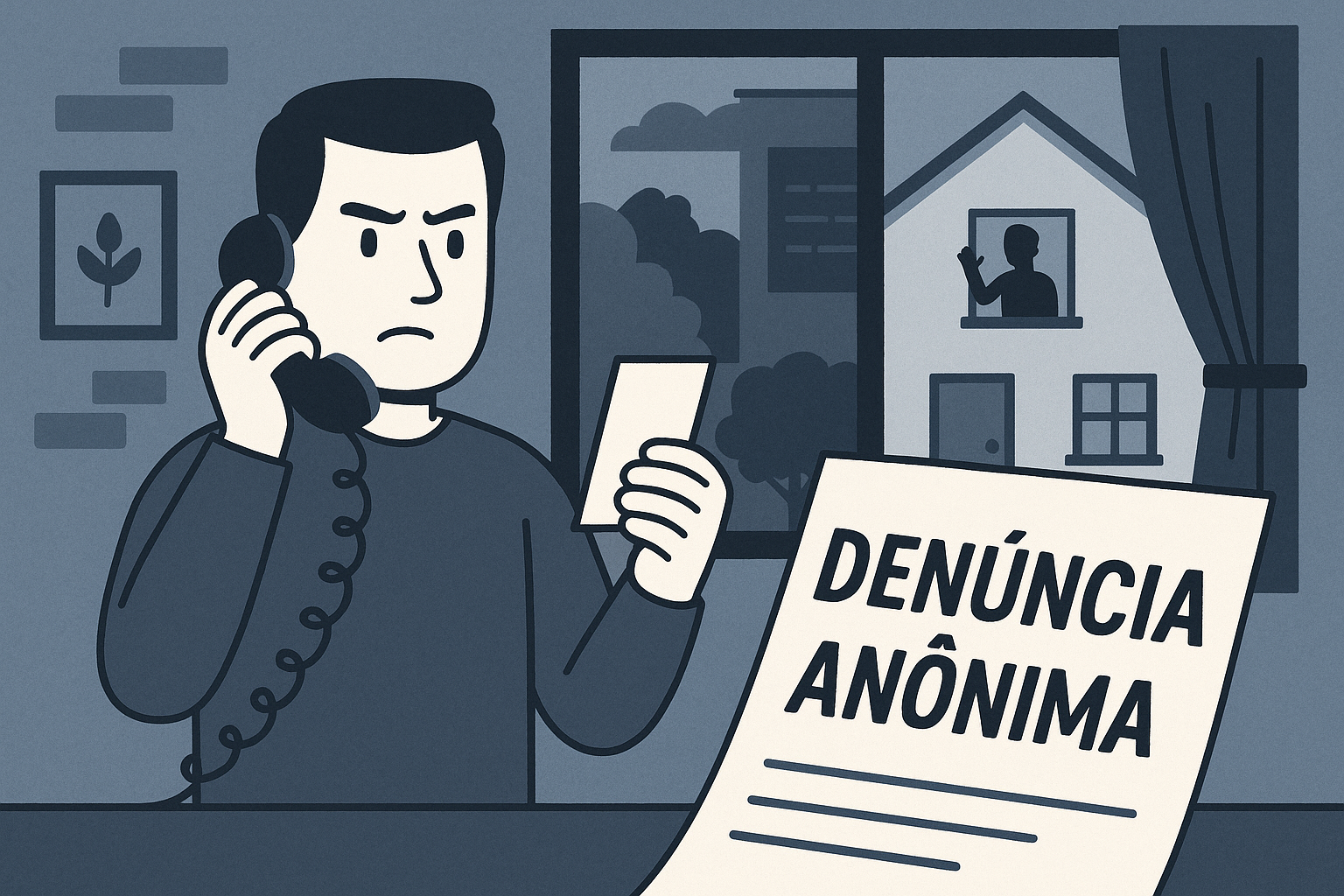 lei maria da penha. denuncia anonima